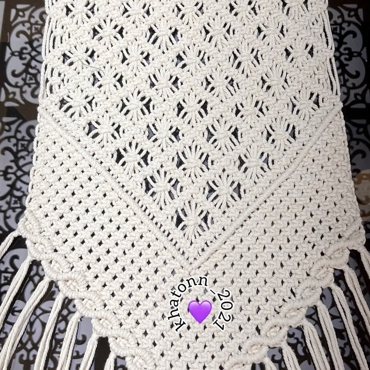 ست رانر و عسلی مکرومه