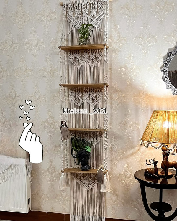 بروز ترین و جدیدترین شلف مکرومه