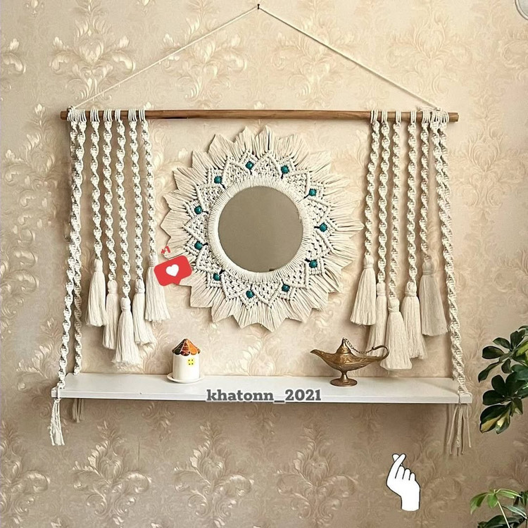 شلف مکرومه بافی