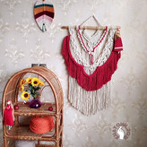 دیوارکوب مینیمال و زیبا مکرومه