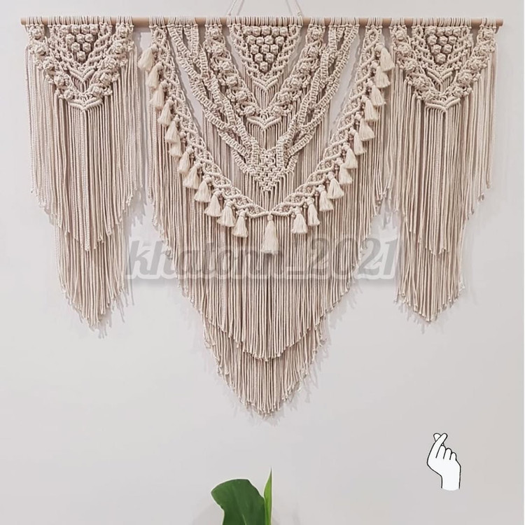 قشنگترین دیوارکوب مکرومه