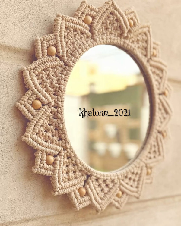 زیباترین اینه مکرومه