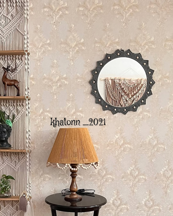 اینه مکرومه بافی