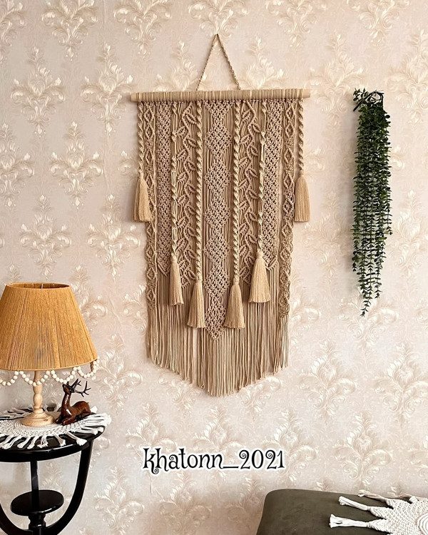 خاص ترین دیوارکوب مکرومه