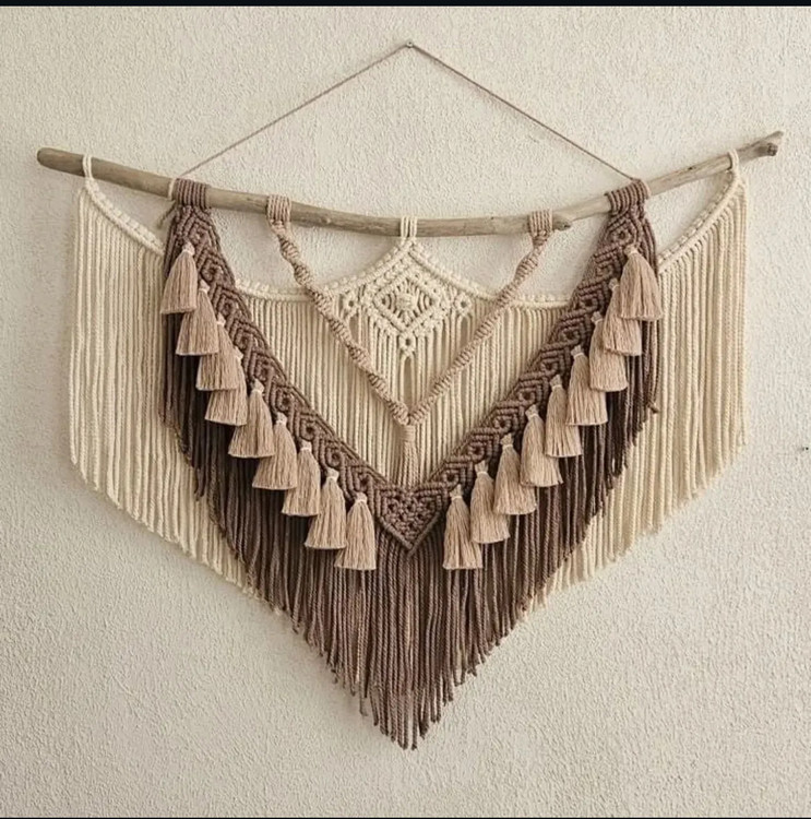 زیباترین دیوارکوب مکرومه