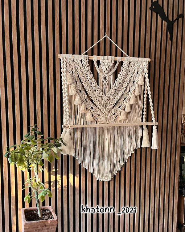 طنازترین شلف مکرومه