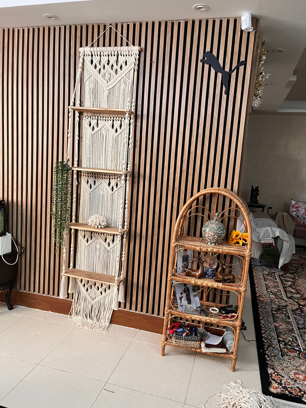 شلف مکرومه بافی موج چهاررطبقه خاتون ۲۰۲۱ طرح موج۵۰*۲۲۰