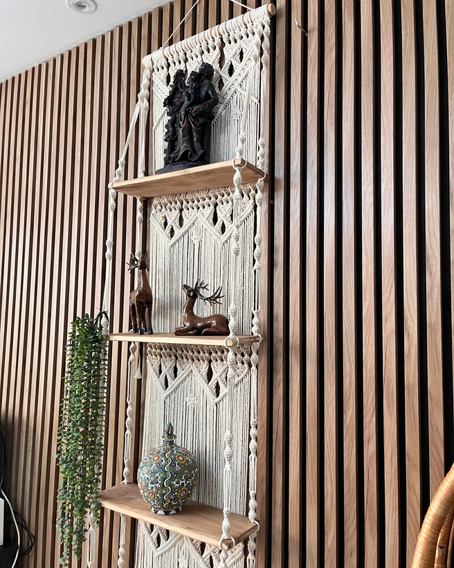 شلف مکرومه بافی موج چهاررطبقه خاتون ۲۰۲۱ طرح موج۵۰*۲۲۰