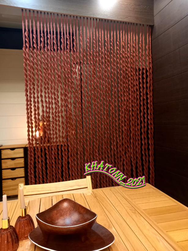 پرده مکرومه بافی مدرن و خاص و ویژه خاتون ۲۰۲۱(پارتیشن مکرومه)